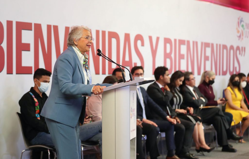 Versión estenográfica del mensaje de la senadora Olga Sánchez Cordero